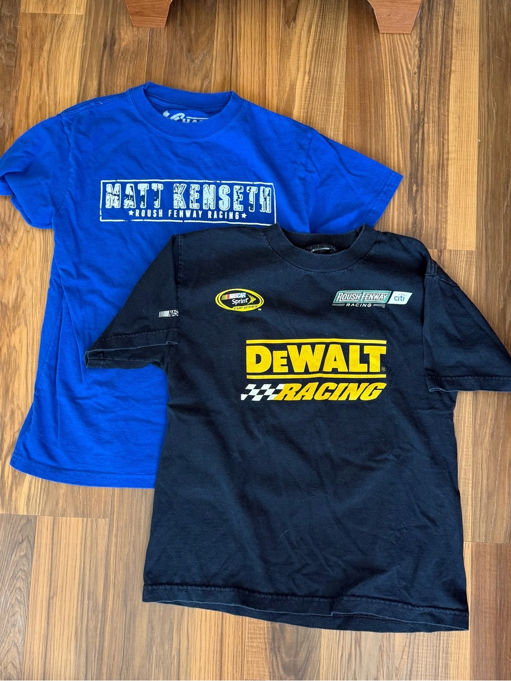 Chase Authentics Black DeWALT Racing Tee with Yellow Logo